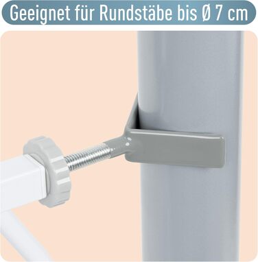 Захист для сходів IB STYLE для дітей - сітка для сходів, перешкоджає потраплянню тварин, без свердління, білий, 67-75 см (Y-адаптер (набір 2 шт))