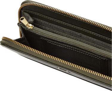 Timberland Women's Leather RFID Zip Around Wallet Clutch with Wristlet Strap