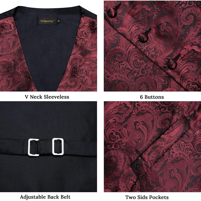 Шарф Rotes Paisley лівий/правий, розмір SIZE_NAME, колір COLOR_NAME