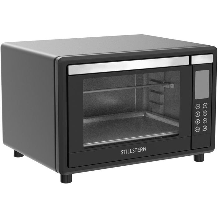 Міні-піч Stillstern з конвекцією (35л), Pizza Ø28см, CYCLONE PRO+ (покриття антипригарне), 13 програм, розморожування та підтримання тепла, таймер 8г, збірник рецептів