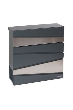 Поштовий ящик ARREGUI Armor E6905 антрацит з газетницею, сталь, розмір M (DIN A4)