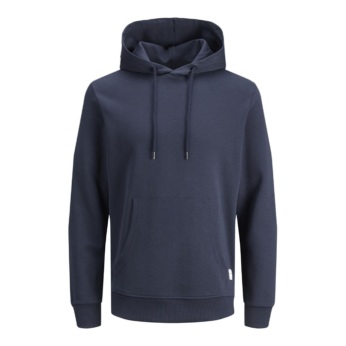 Чоловічий худі Jack & Jones JJ Basic Noos темно-синього кольору, розмір M