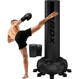 6FT Freestanding Punching Bag Set for Adults - Boxing, MMA, Kickboxing & Muay Thai - Includes Gloves & Cover