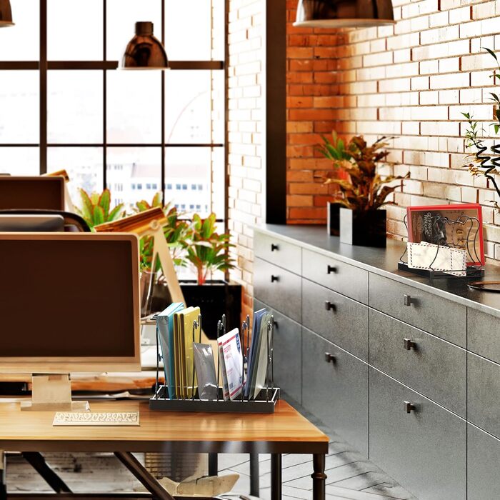 Організатор для каструль SimpleHouseware з 5 відділеннями, регульована висота, чорний