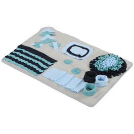 PawHut Snuffle Mat for Dogs, Colorful Snuffle Mat, Intelligence Toy & Slow Feeding Training Mat made of Velvet