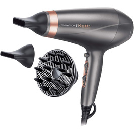 Випрямляч для волосся Remington S8593 Keratin Protect з датчиком захисту від перегріву, кератин-керамічне покриття з мигдалевою олією, цифровий дисплей, 160-230°C