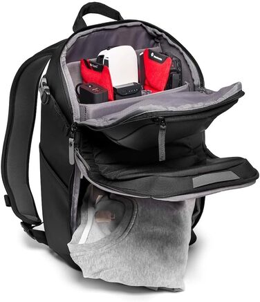Рюкзак для камери Manfrotto Advanced Compact III з відділенням для ноутбука, для беззеркальних камер та об'єктивів, з регульованими перегородками та кріпленням для штатива