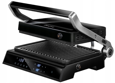 Електричний гриль Sam Cook, чорний, 2200 Вт, з сенсорною панеллю