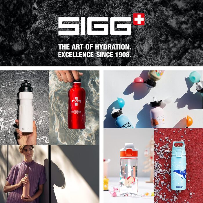 SIGG - Aluminum Drinking Bottle - WMB ONE - Made in Switzerland - ClimatePartner Certified - Carbonated Drinks Safe - Leak-Proof - Featherlight - BPA-Free - Outdoor - 0.75L & 1L
