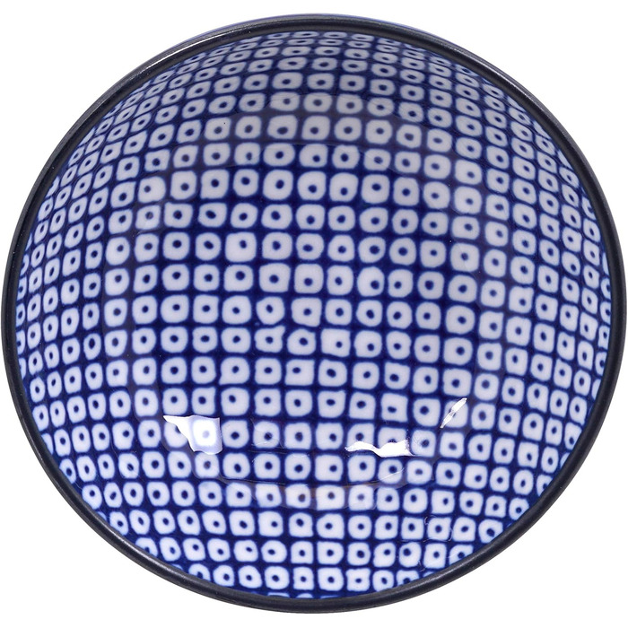 Японський блакитний суші-набір Nippon з подарунковою коробкою та палочками (4 шт.) 21x13.5 & 9.5x3 см