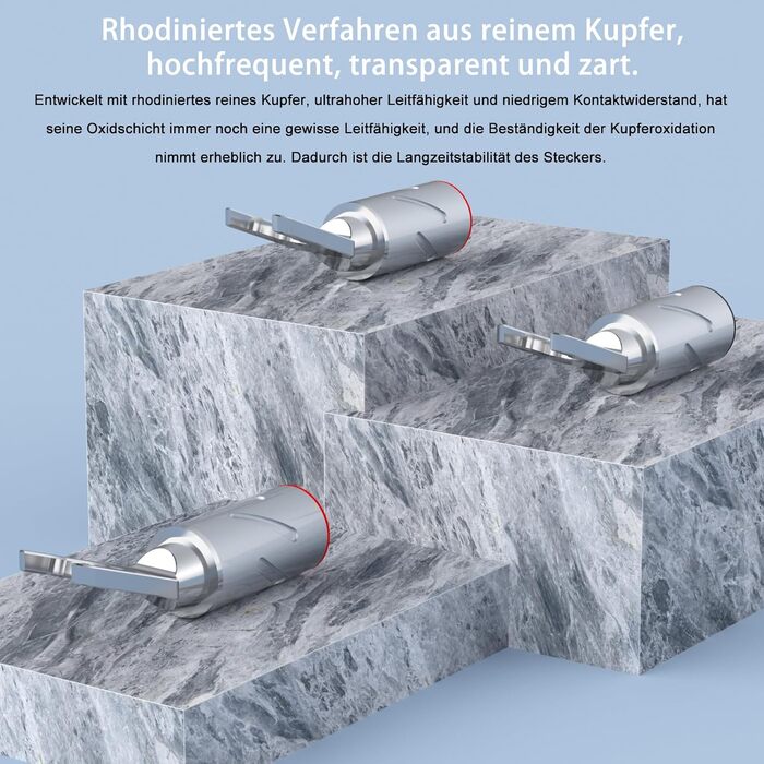 Комплект позолочених роз'ємів-лопаток для акустичних кабелів Monosaudio SY1508G (8 шт), чиста мідь, під кабель 8-20AWG до 4мм, S900R (Родієве покриття)