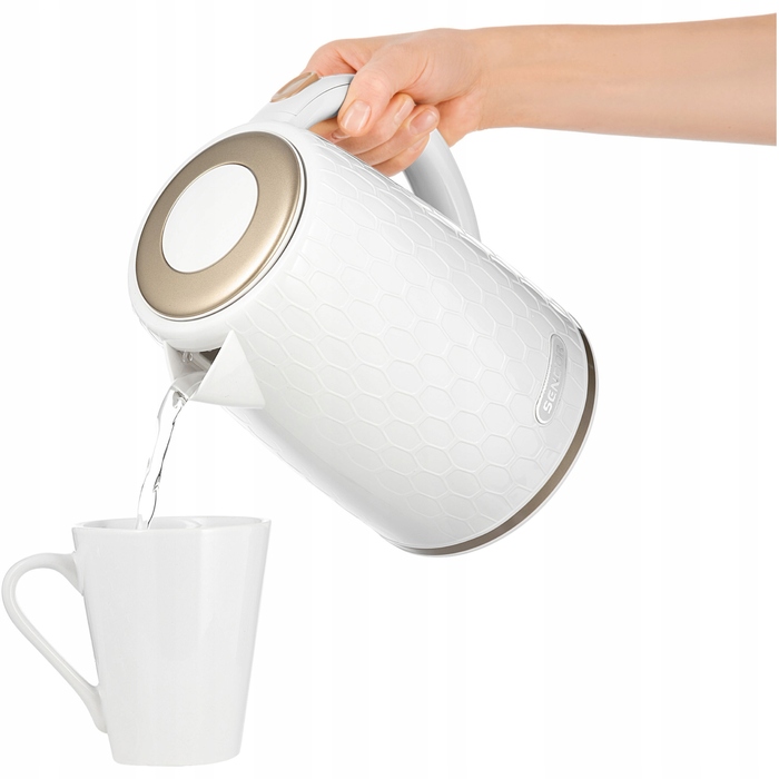 Електричний чайник Sencor SWK 7200WH, 2200 Вт, 1,7 л, білий