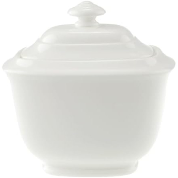 Villeroy & Boch Royal Sugar Bowl, Premium Bone Porcelain, White