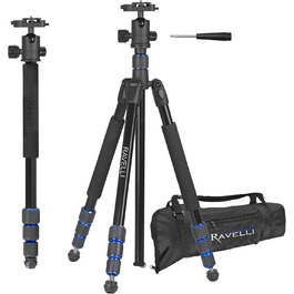 Штатив для камери Ravelli APGL5 Digital - чорний (167 см, кулькова головка)