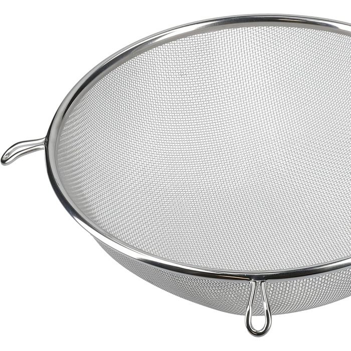 Сіточне кухонне сито KitchenCraft з нержавіючої сталі, кругле, дрібносітчасте, 25 см