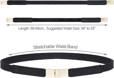 Жіночі тонкі ремінні EAONE 5 шт. в наборі, еластичні ремінні для суконь, великі розміри, кольори: золото, чорний, білий, червоний, темно-синій