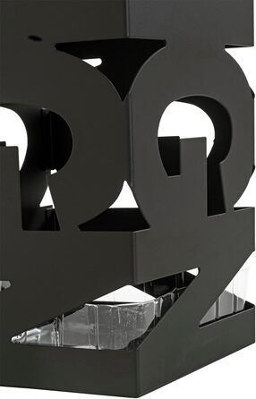 Підставка для парасольки HAKU Möbel, білий метал, 16x48x16 см, сучасний стиль