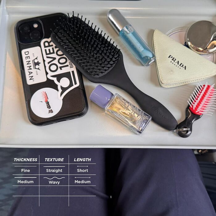 Щітка для волосся Denman D84 з 9 рядами, 1 шт.