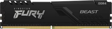 Kingston FURY Beast 32GB (2x16GB) DDR4 3600MHz CL18 Комп'єкт оперативної пам'яті для ПК
