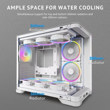Корпус ATX/M-ATX/M-ITX Antec GEH C5 Curve ARGB - чорний, роздрібний продаж