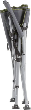 Крісло Brunner Regista Captain Azzurro/Nero (Сірий/Чорний) - Складне, для кемпінгу, преміум