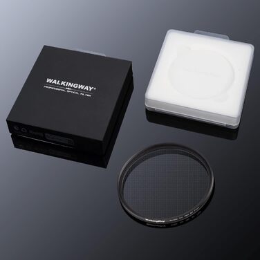 8-пелюстковий зірковий фільтр Walking Way 82 мм - зірковий ефект, оптичне скло, регульований, для фото та відео