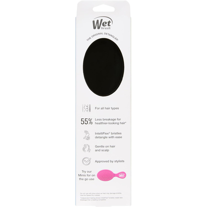 Wet Brush Original Detangler – щітка для розчісування мокрого волосся, чорна