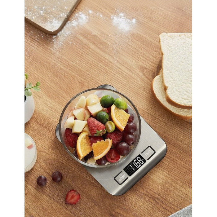 Кухонні ваги BOTC, жовтий/золотий, до 10 кг