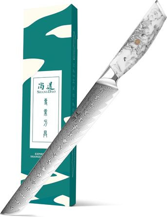 Японський ніж SHANGDAO Kiritsuke 20 см, 67 шарів сталі, ніж для суші та нарізки, професійний ніж для кухні