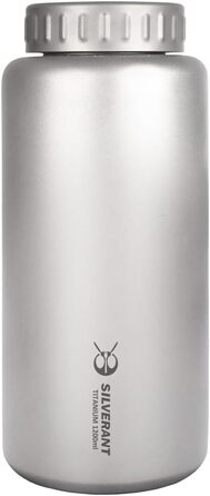 Titan Water Bottle, Large Capacity, Wide-Mouth Sports Bottle, Ultra-Lightweight Camping and Hiking Drinking Bottle, 1200 ml