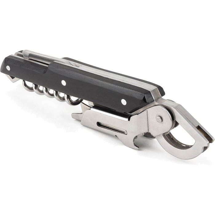 Peugeot corkscrew with bottle opener and cap cutter, Clavelin, stainless steel/ABS, 14 cm, 200428