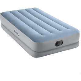 Надувне ліжко Intex Twin Dura-Beam Comfort з USB-насосом, розмір: 99 x 191 x 36 см (64157)