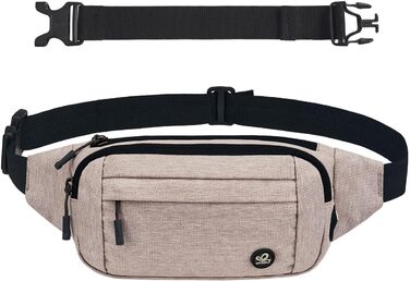 Водонепроникна поясна сумка Waterfly: чоловіча/жіноча, для спорту, подорожей, прогулянок з собакою. Beige