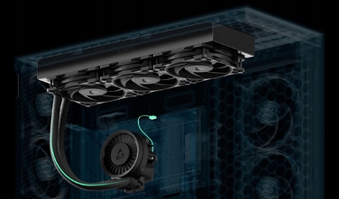 Рідинне охолодження Arctic Liquid Freezer III Pro 420 (3x140мм)