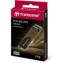 SSD Transcend 1TB M.2 2280 PCIe Gen4 x4 NVMe - T1TMTE245S-E, високопродуктивний накопичувач