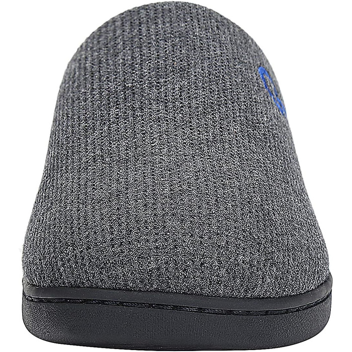 Тапочки Mishansha зимові утеплені з піною пам'яті для дому та вулиці, розмір 36-47, сірий та синій кольори