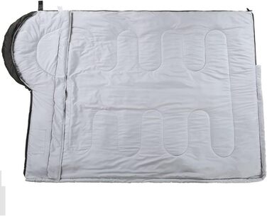 SOULOUT 3-4 Season Sleeping Bag - Waterproof Lightweight Sleeping Bag for Camping, Travel & Outdoor Activities - Ideal for Adults & Kids - 220 x 83 cm Dark Grey / Left Zip