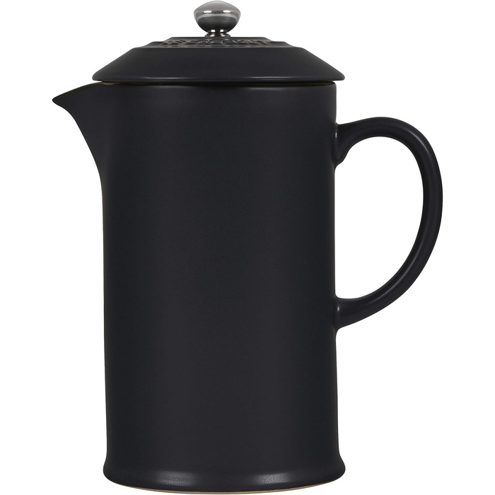 Le Creuset Stoneware Coffee Press, 1 L, Matte Black, 91028200000000