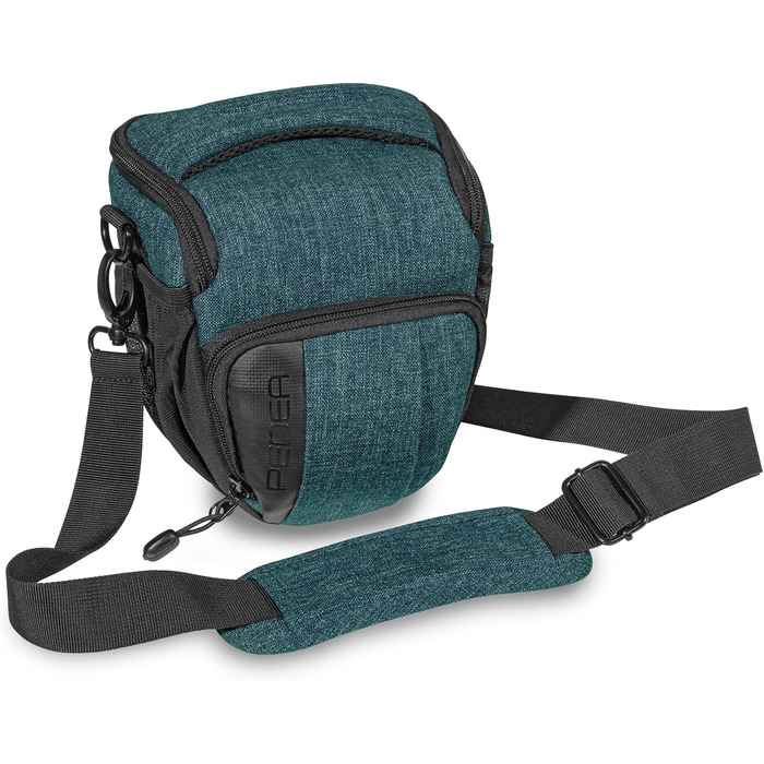 Сумка для камери Pedea: стильна модель для DSLR/SLR/System Camera з дощем, розмір M (Petrol, Single)