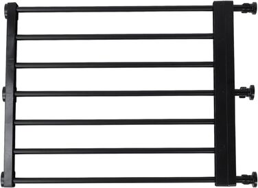 Металеве розширюване перегородка для собак, захисне перегородка для дітей, чорний колір, висота 42 см