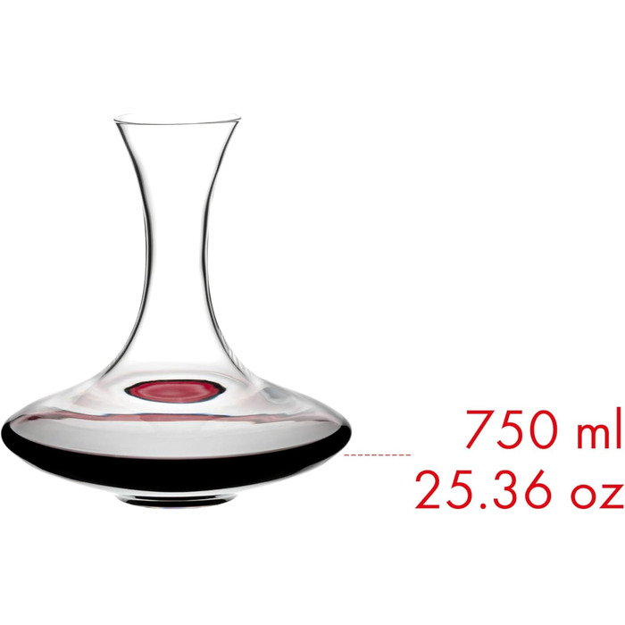 Декантер для вина RIEDEL Ultra, прозорий, кришталеве скло, ручна робота, 1 шт.