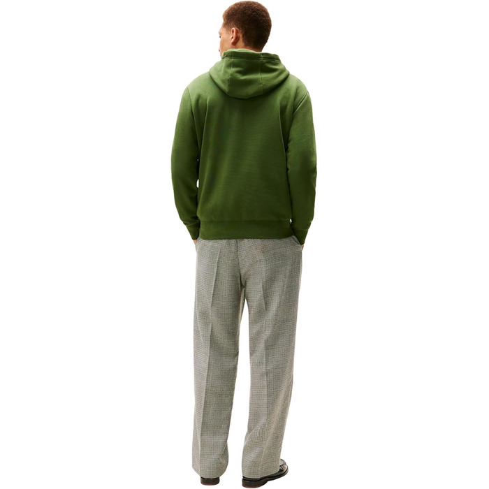 Чоловічий худі Tommy Hilfiger Brand Love Big Hilfiger з капюшоном, колір Green Mountain Pine, розмір XS