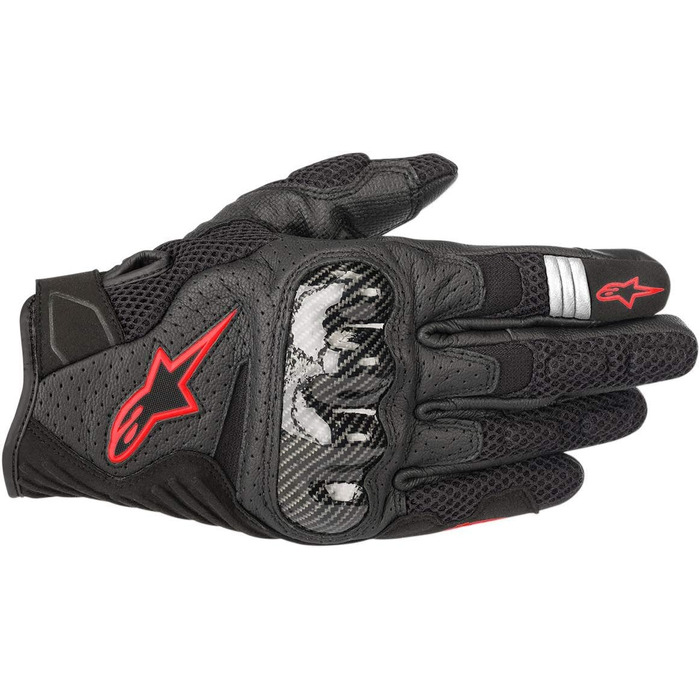 Мотоциклетні рукавички Alpinestars SMX-1 Air V2 чорні/червоні, розмір L