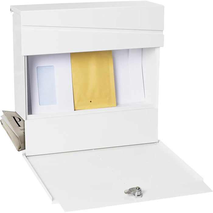 Поштовий ящик ARREGUI Armor E6905 антрацит, сталь, для газет, DIN A4, настінний, з захисним клапаном