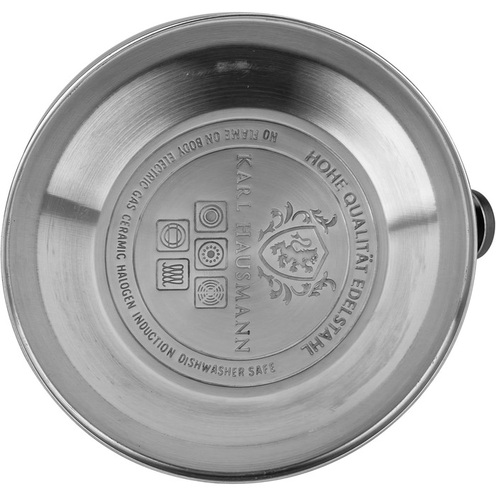 Чайник електричний Induktion 2.5L з автоматичним свистком, нержавіюча сталь. Підходить для індукційних, газових та електричних плит.