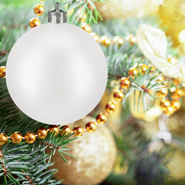 Relaxdays Set of 50 Christmas Baubles