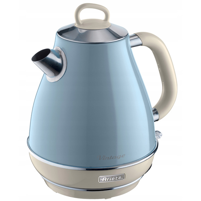 Електричний чайник Ariete 2869/05 Vintage, 2000 Вт, 1.7 л, Блакитний