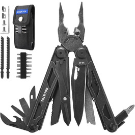 ROCKTOL Мультитул 29-в-1: Плієри, кусачки, пилка, сталь, для кемпінгу та виживання
