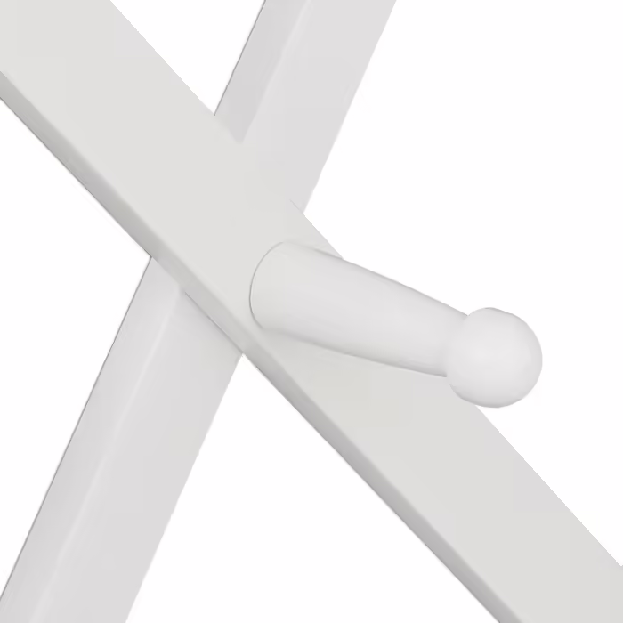 Relaxdays Extendable Wooden Wall Clothes Rack