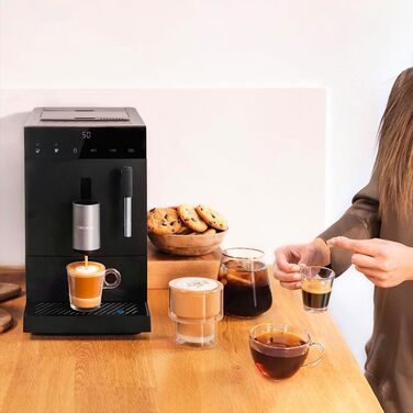 Суперавтоматична кавомашина Cecotec Cumbia Cremmaet Compact Steam 1350 Вт, 19 бар, термоблок, 5 рівнів помелу, самочистка, парогенератор, персоналізація кави
